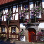 Umgebindehaus in Waltersdorf.
